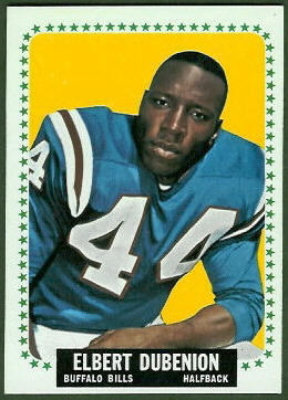 Elbert Dubenion 1964 Topps football card