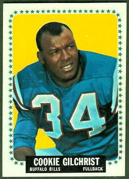 Cookie Gilchrist 1964 Topps football card