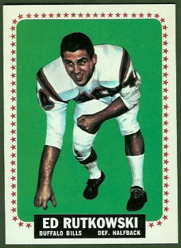 Ed Rutkowski 1964 Topps football card