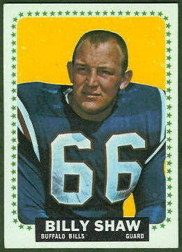 Billy Shaw 1964 Topps football card