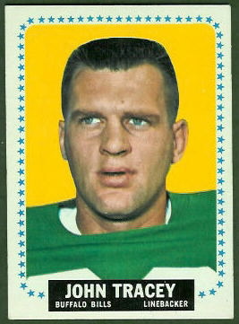 John Tracey 1964 Topps football card