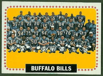 Buffalo Bills Team 1964 Topps football card