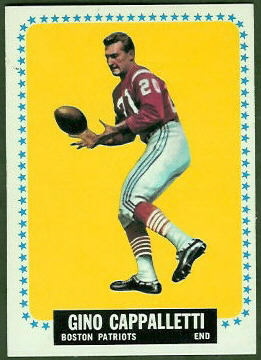 Gino Cappelletti 1964 Topps football card