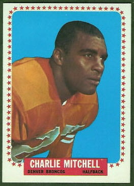 Charlie Mitchell 1964 Topps football card