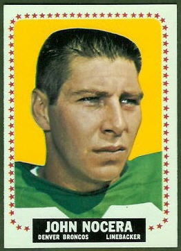 John Nocera 1964 Topps football card