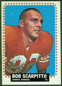 Bob Scarpitto 1964 Topps football card