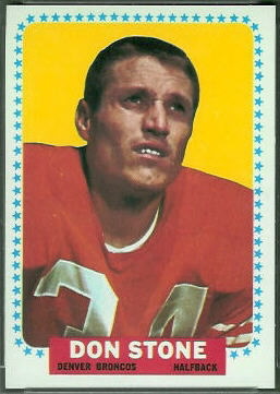 Don Stone 1964 Topps football card