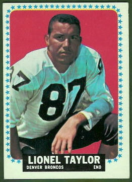 Lionel Taylor 1964 Topps football card