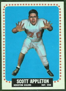 Scott Appleton 1964 Topps football card