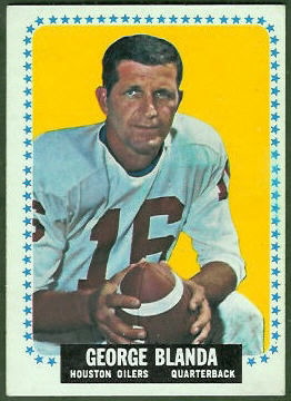 George Blanda 1964 Topps football card