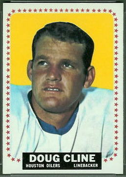 Doug Cline 1964 Topps football card