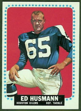 Ed Husmann 1964 Topps football card