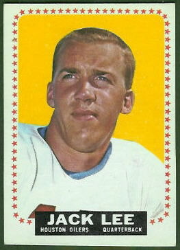 Jack Lee 1964 Topps football card