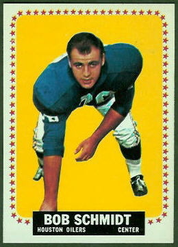 Bob Schmidt 1964 Topps football card