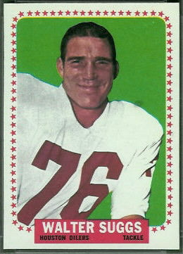 Walt Suggs 1964 Topps football card