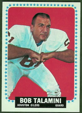 Bob Talamini 1964 Topps football card