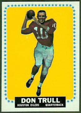 Don Trull 1964 Topps football card