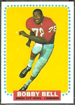 Bobby Bell 1964 Topps football card Bobby Bell 1964 Topps football card