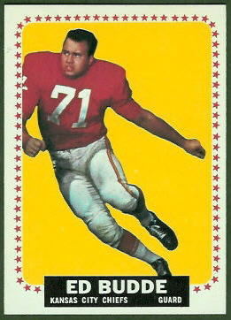 Ed Budde 1964 Topps football card