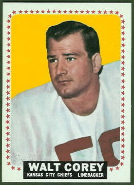 Walt Corey 1964 Topps football card