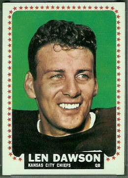 Len Dawson 1964 Topps football card Len Dawson 1964 Topps football card