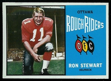 Ron Stewart 1964 Topps CFL football card