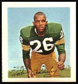 Herb Adderley 1964 Wheaties Stamps football card