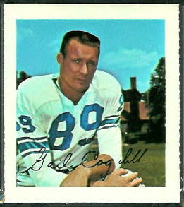 Gail Cogdill 1964 Wheaties Stamps football card