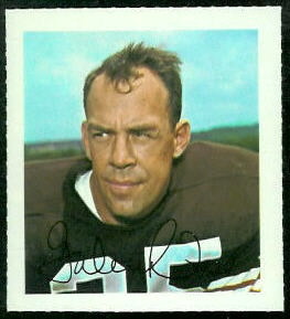 Galen Fiss 1964 Wheaties Stamps football card