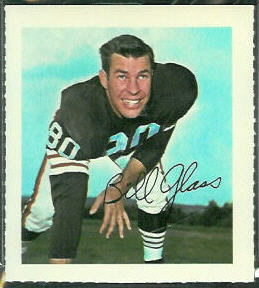 Bill Glass 1964 Wheaties Stamps football card