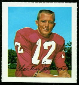 Charley Johnson 1964 Wheaties Stamps football card