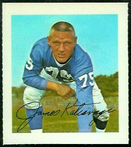 Jim Katcavage 1964 Wheaties Stamps football card