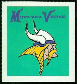 Vikings emblem 1964 Wheaties Stamps football card