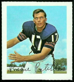 Richie Petitbon 1964 Wheaties Stamps football card