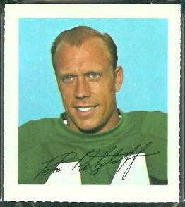 Pete Retzlaff 1964 Wheaties Stamps football card