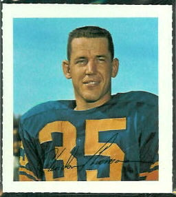 Clendon Thomas 1964 Wheaties Stamps football card Clendon Thomas 1964 Wheaties Stamps football card