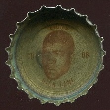 Dick Lane 1965 Coke Caps Lions football card