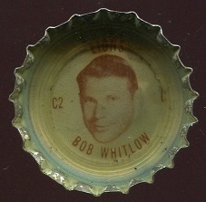 Bob Whitlow 1965 Coke Caps Lions football card
