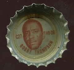 Bobby Thompson 1965 Coke Caps Lions football card