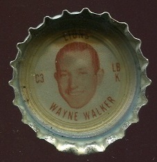 Wayne Walker 1965 Coke Caps Lions football card