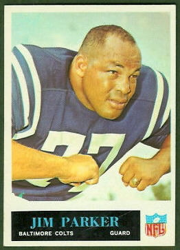 Jim Parker 1965 Philadelphia football card Jim Parker 1965 Philadelphia football card