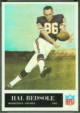 Hal Bedsole 1965 Philadelphia football card