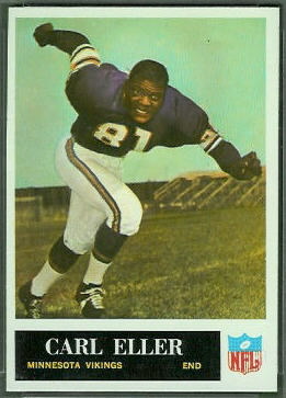 Carl Eller 1965 Philadelphia football card