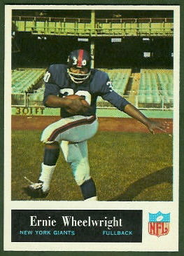 Ernie Wheelwright 1965 Philadelphia football card