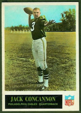 Jack Concannon 1965 Philadelphia football card