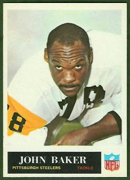 John Baker 1965 Philadelphia football card
