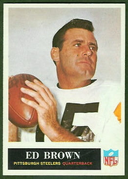 Ed Brown 1965 Philadelphia football card
