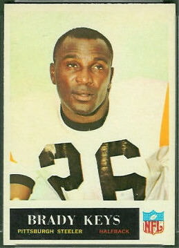 Brady Keys 1965 Philadelphia football card