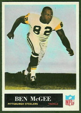 Ben McGee 1965 Philadelphia football card