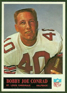 Bobby Joe Conrad 1965 Philadelphia football card